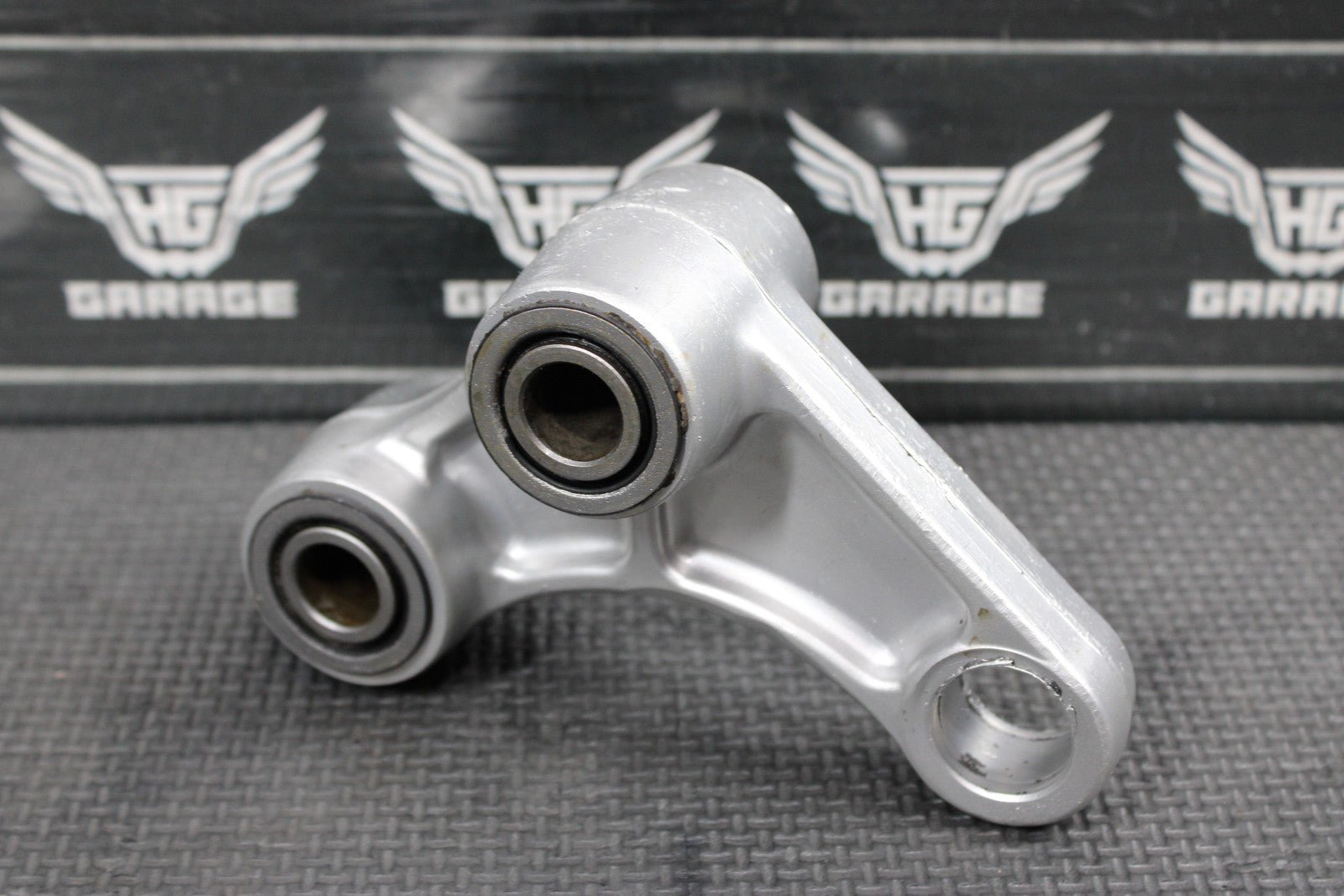 1997 KAWASAKI KX250 OEM REAR SHOCK LINKAGE LINKS RELAY ARM PARTS OR REPAIR! - hggarage