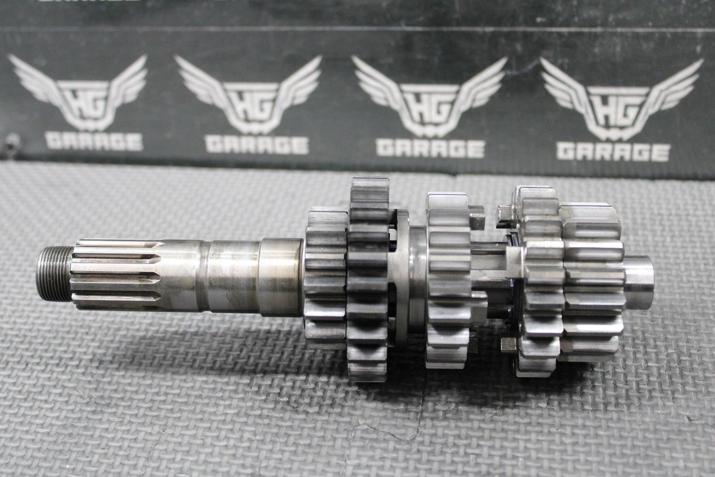 1988 88 - 91 HONDA CR250R OEM TRANSMISSION TRANNY GEARBOX GEARS SHIFT FORKS GOOD! - hggarage