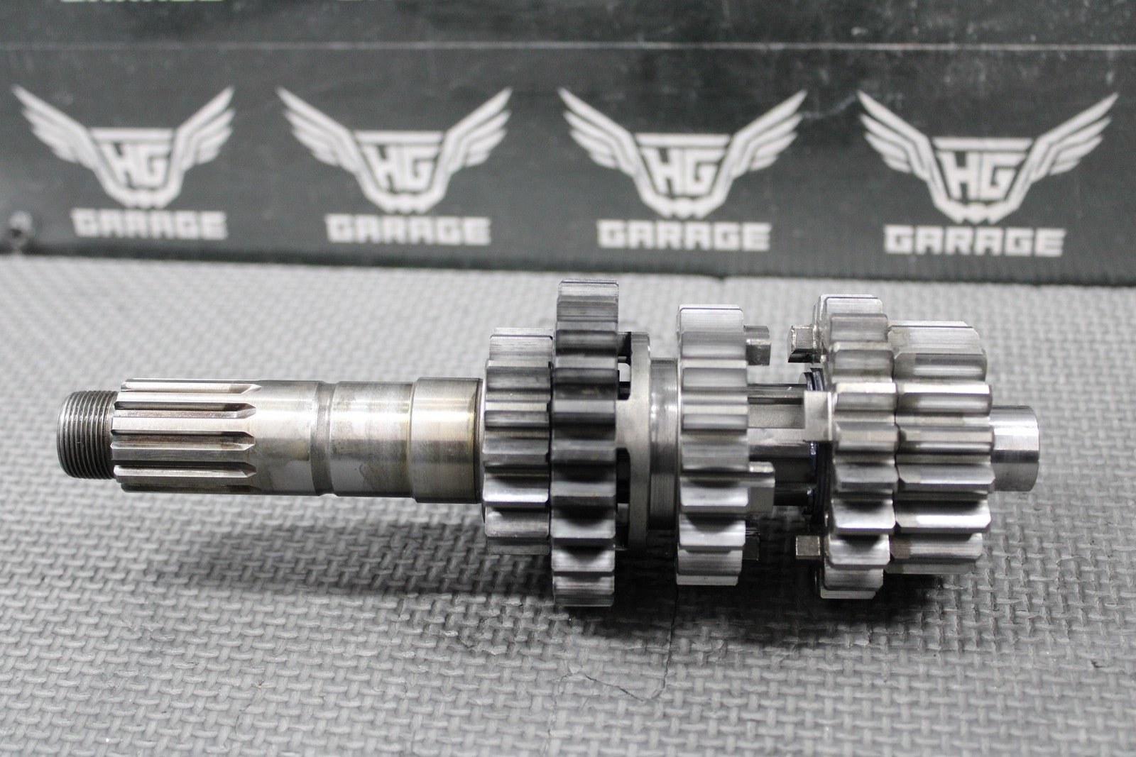 1988 88 - 91 HONDA CR250R OEM TRANSMISSION TRANNY GEARBOX GEARS SHIFT FORKS GOOD! - hggarage
