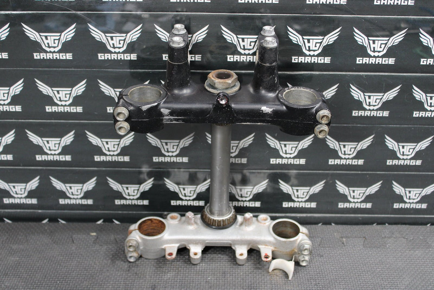 1998 HONDA XR200R 1990 1991 / 93 - 02 OEM FRONT FORKS LOWER UPPER TRIPLE TREE STEM - hggarage