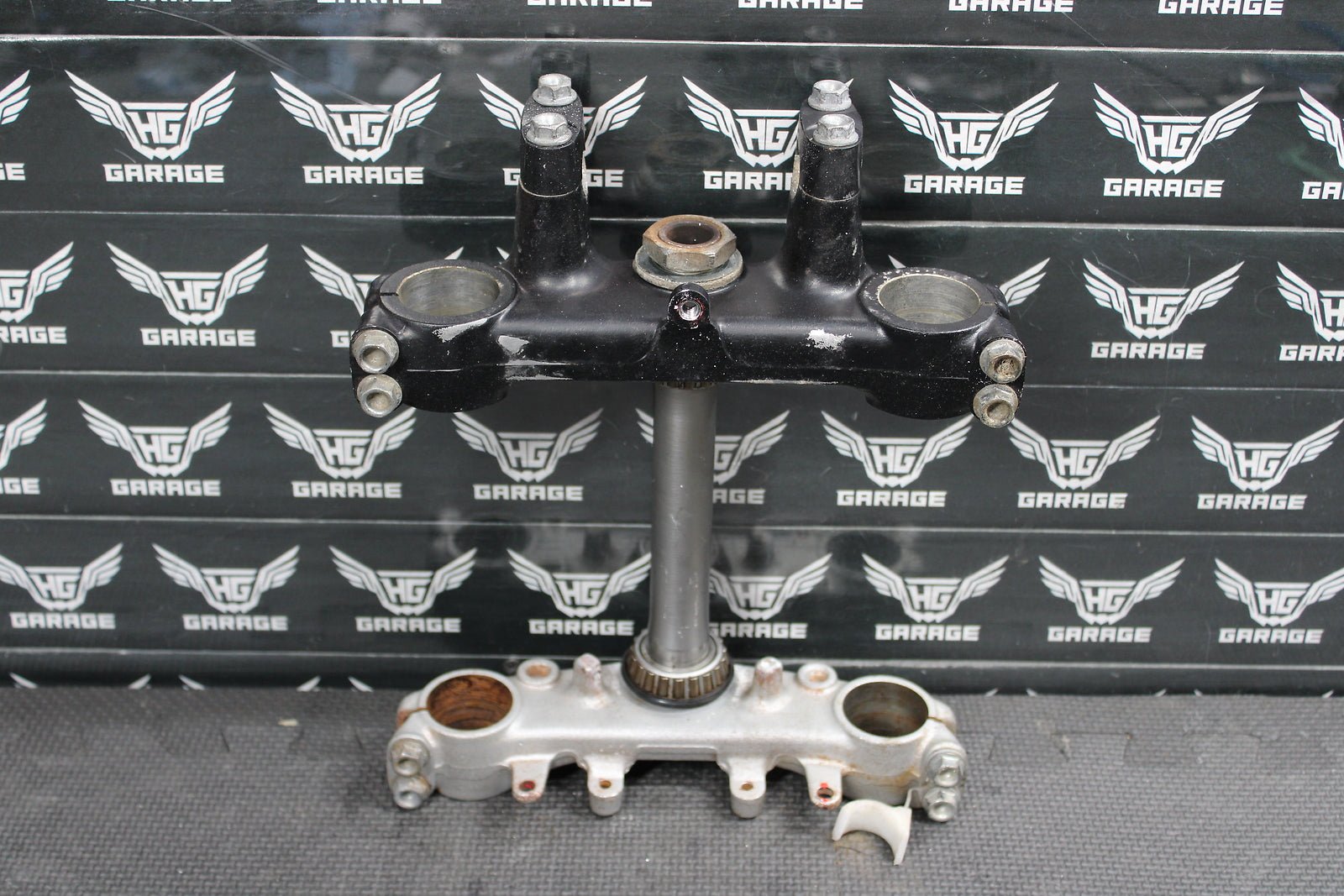 1998 HONDA XR200R 1990 1991 / 93 - 02 OEM FRONT FORKS LOWER UPPER TRIPLE TREE STEM - hggarage