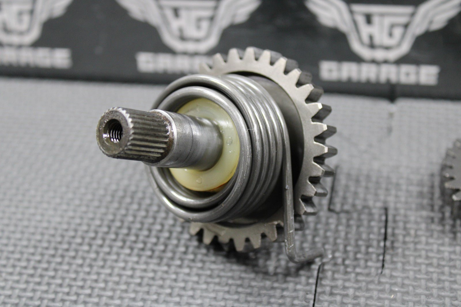 1993 88 - 93 KAWASAKI KX125 OEM KICKSTART KICK START SHAFT W IDLER GEAR 13066 - 1019 - hggarage