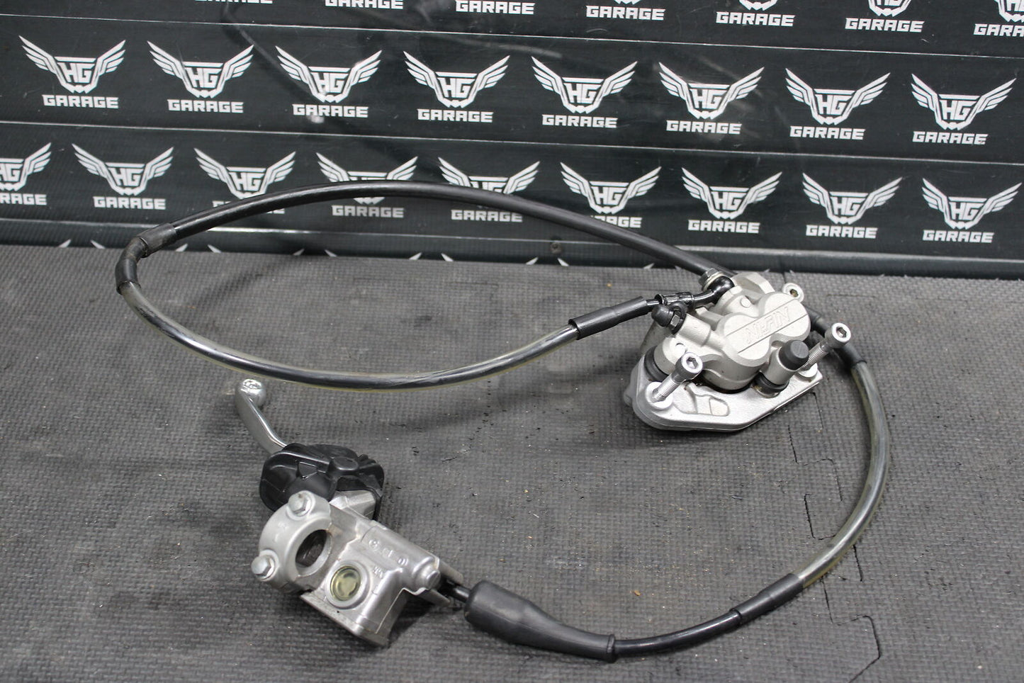 2011 KAWASAKI KX250F OEM NISSIN FRONT BRAKE CALIPER MASTER CYLINDER ASSEMBLY