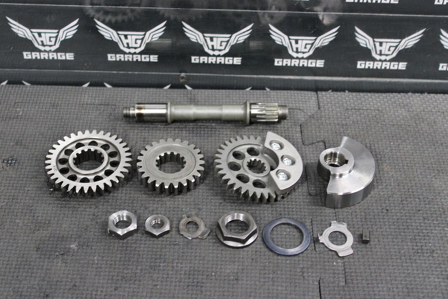 2006 YAMAHA WR450F 06-09 YZ450F OEM CRANKSHAFT COUNTER BALANCER SHAFT GEARS