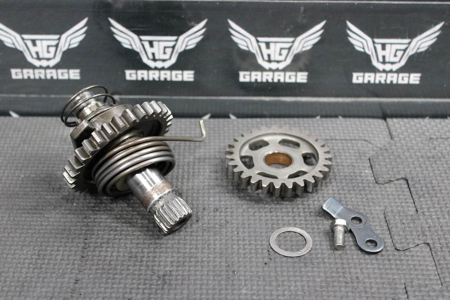 1991 SUZUKI 89-95 RM250 89-98 RMX250 OEM KICKSTART KICK START SHAFT W IDLER GEAR