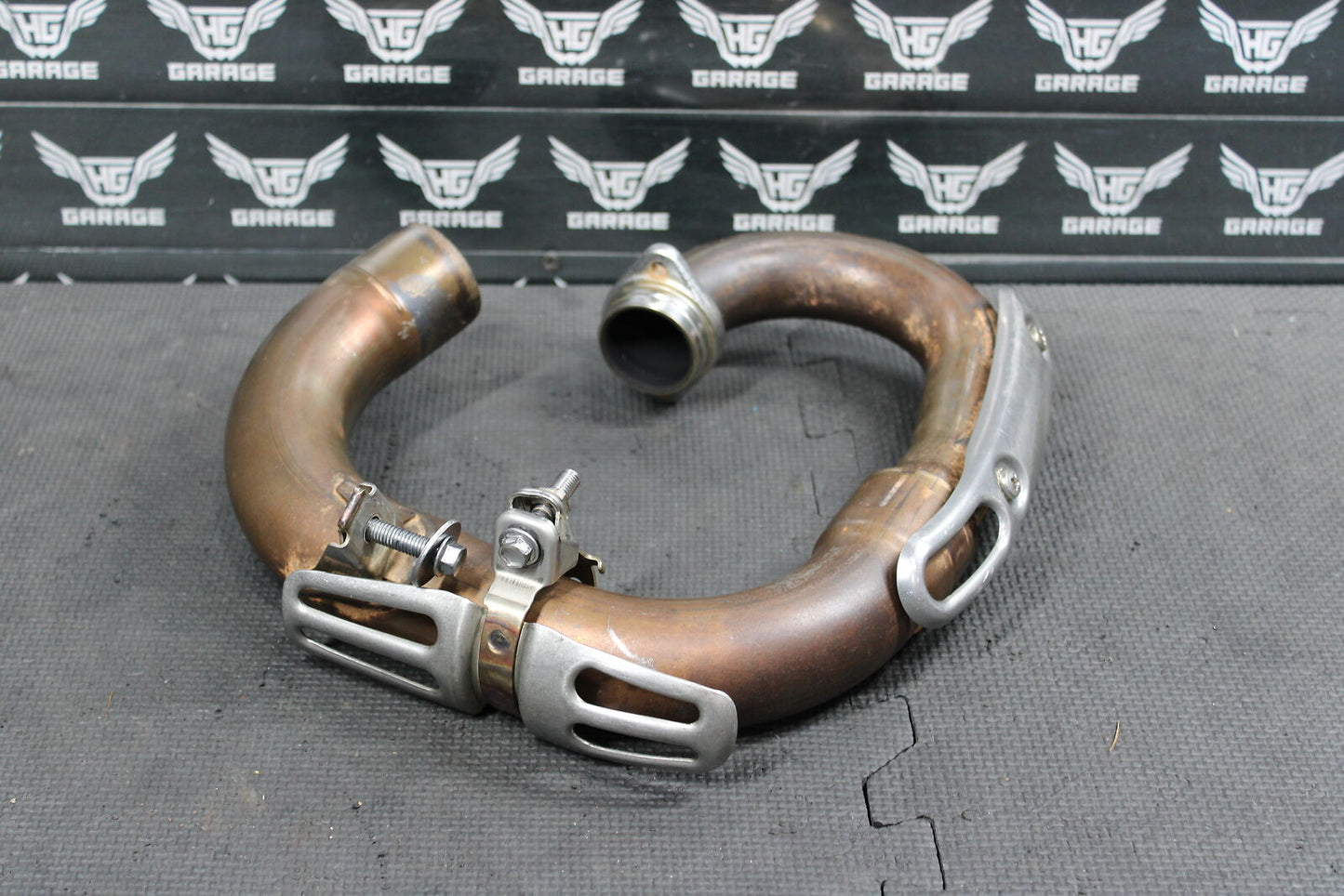 2022 YAMAHA YZ450FX OEM EXHAUST PIPE CHAMBER HEADER B2W-14611-00-00