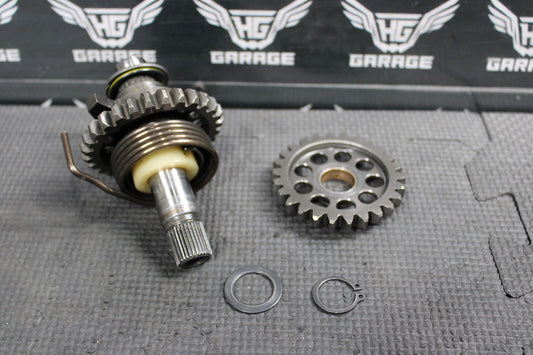 2006 YAMAHA WR250F YZ250F OEM KICKSTART KICK START SHAFT W IDLER GEAR