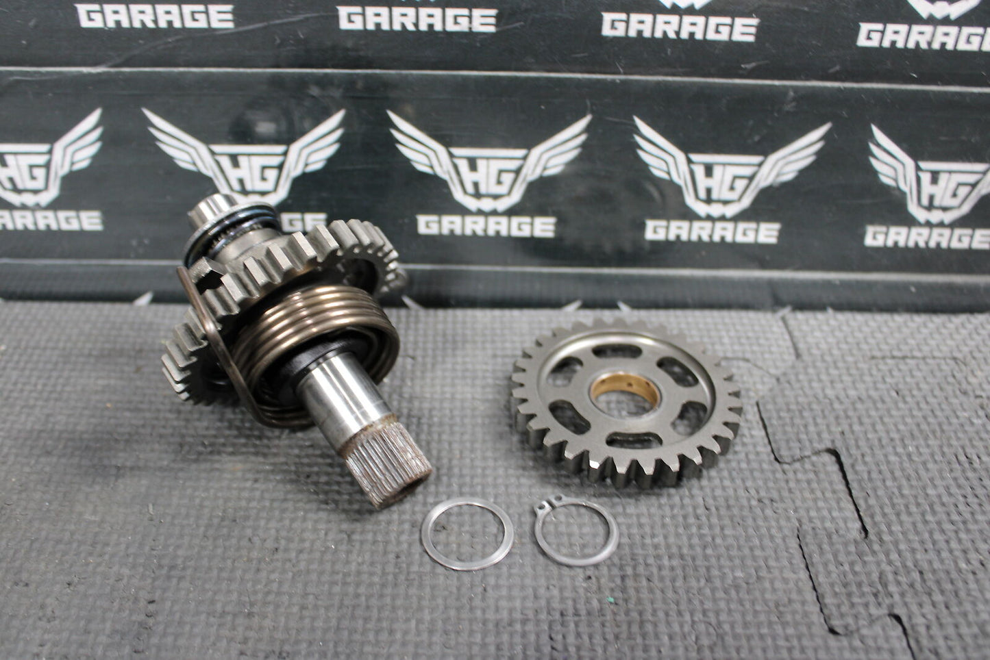 2007 YAMAHA WR450F YZ450F YZ450FX OEM KICKSTART KICK START SHAFT W IDLER GEAR