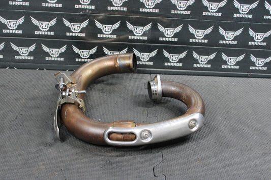 2022 YAMAHA YZ450FX OEM EXHAUST PIPE CHAMBER HEADER B2W-14611-00-00