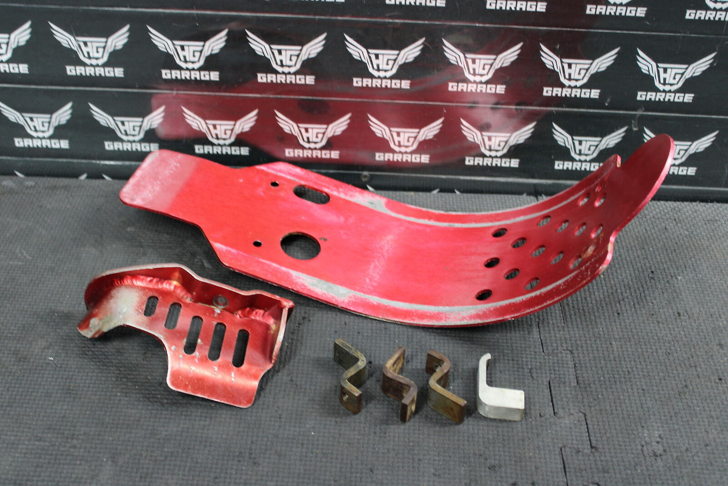 2005 HONDA CRF250R CRF250X AFTERMARKET LOWER BOTTOM SKID PLATE GUARDS