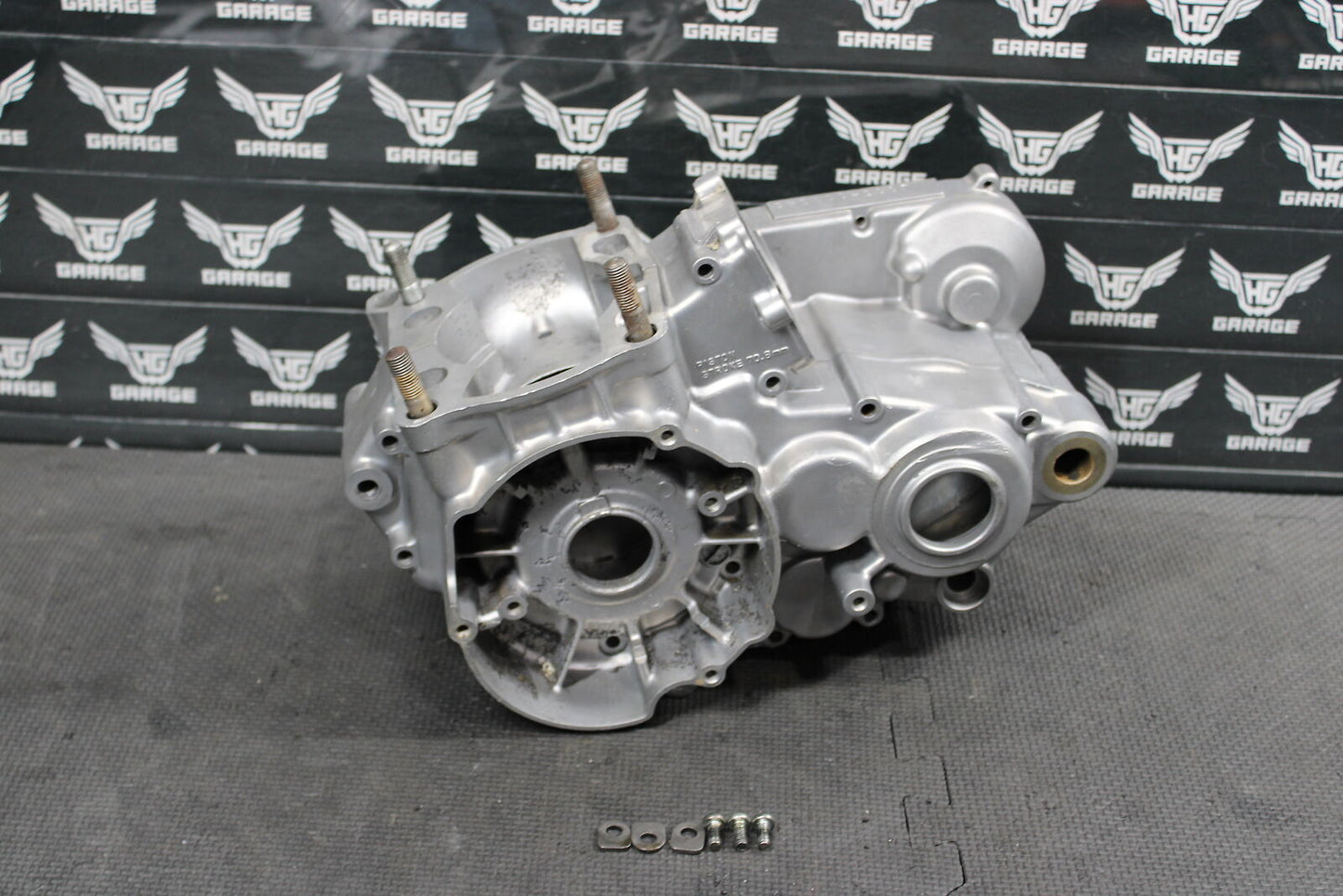 1991 SUZUKI 89-95 RM250 OEM LEFT RIGHT ENGINE MOTOR CRANKCASE CRANK ASSEMBLY