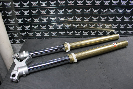 2013 SUZUKI DRZ400SM OEM RIGHT LEFT FRONT SUSPENSION FORKS DAMPENER FRONT FORKS