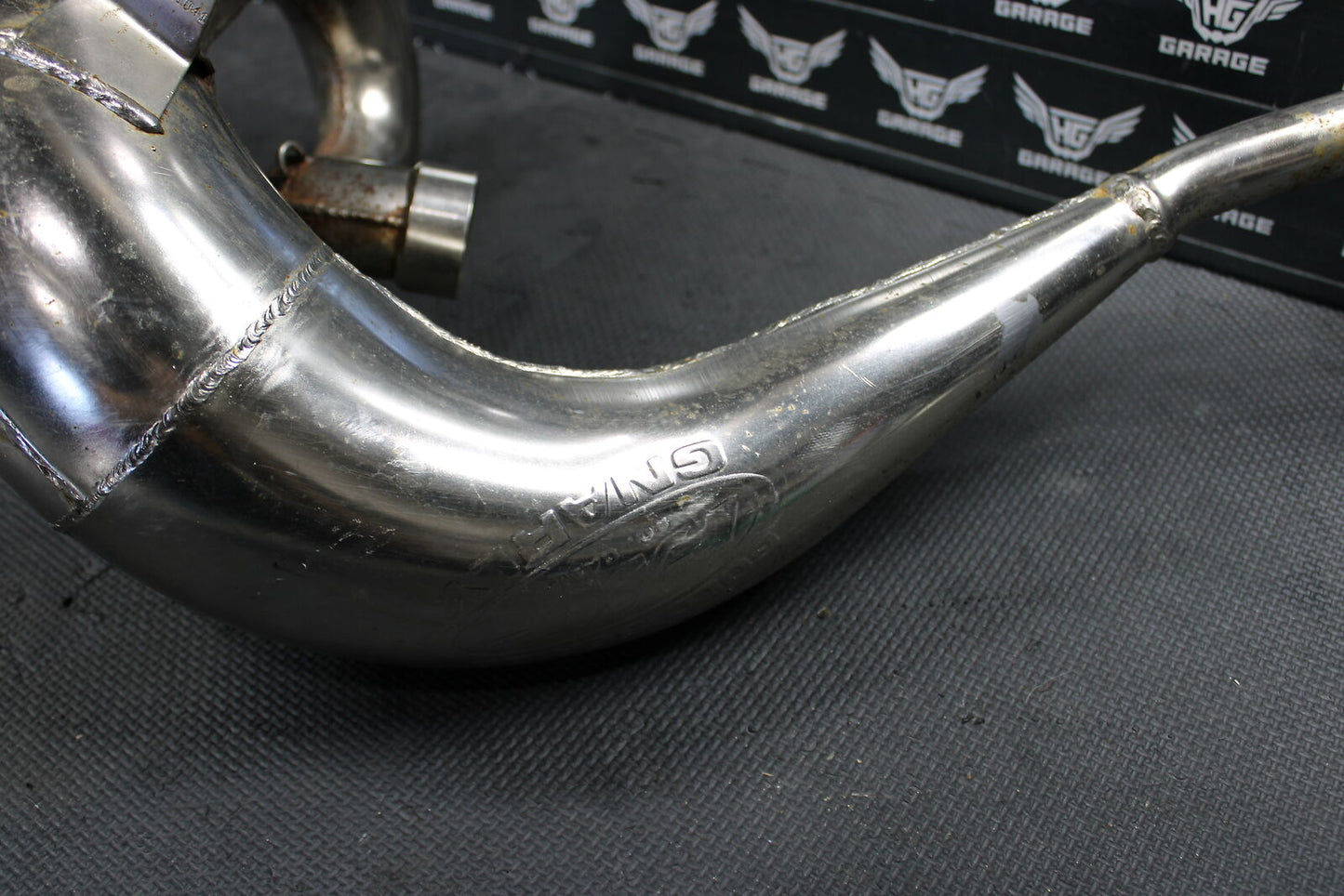 2003 HONDA CR250R FMF GNARLY EXHAUST PIPE CHAMBER HEADER 18300-KZ3-J51