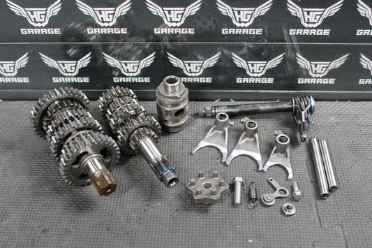 2015 KAWASAKI KX100 KX80 KX85 OEM ENGINE TRANSMISSION TRANNY ASSEMBLY GEARS