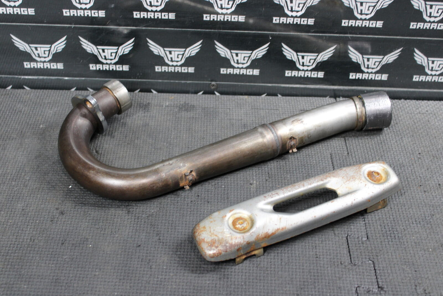 2019 HONDA CRF250R OEM LEFT EXHAUST PIPE CHAMBER HEADER