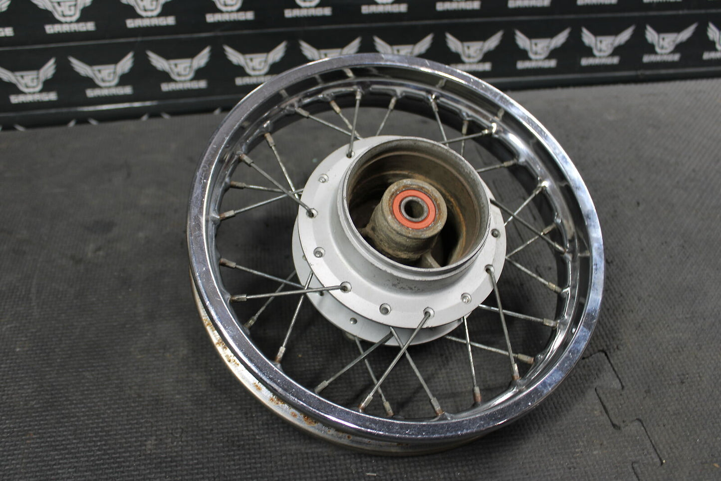 2000 HONDA CRF50F 00-03 XR50R OEM REAR BACK WHEEL RIM HUB ASSEMBLY